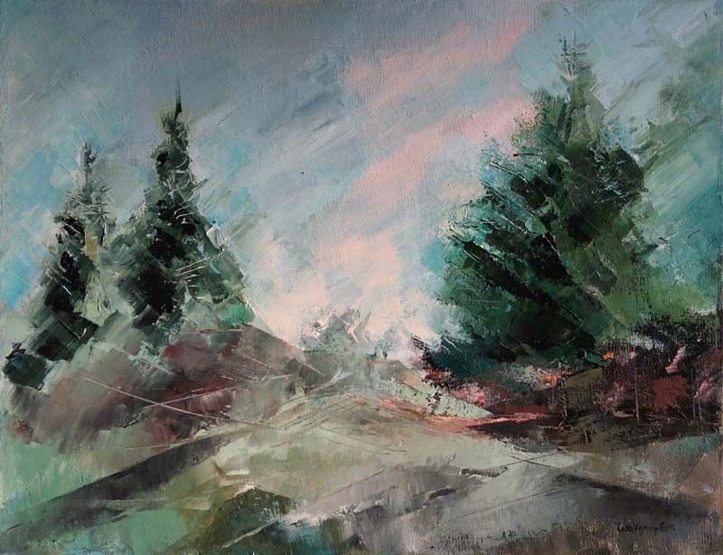 Breakthrough, Oil on Canvas, 14" x 18" (2015)