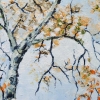 Autumn Birch, Acrylic, 5" x 7" (2017)
