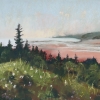 Bay of Fundy, Low Tide 3, Pastel, 9" x 12" (2019)